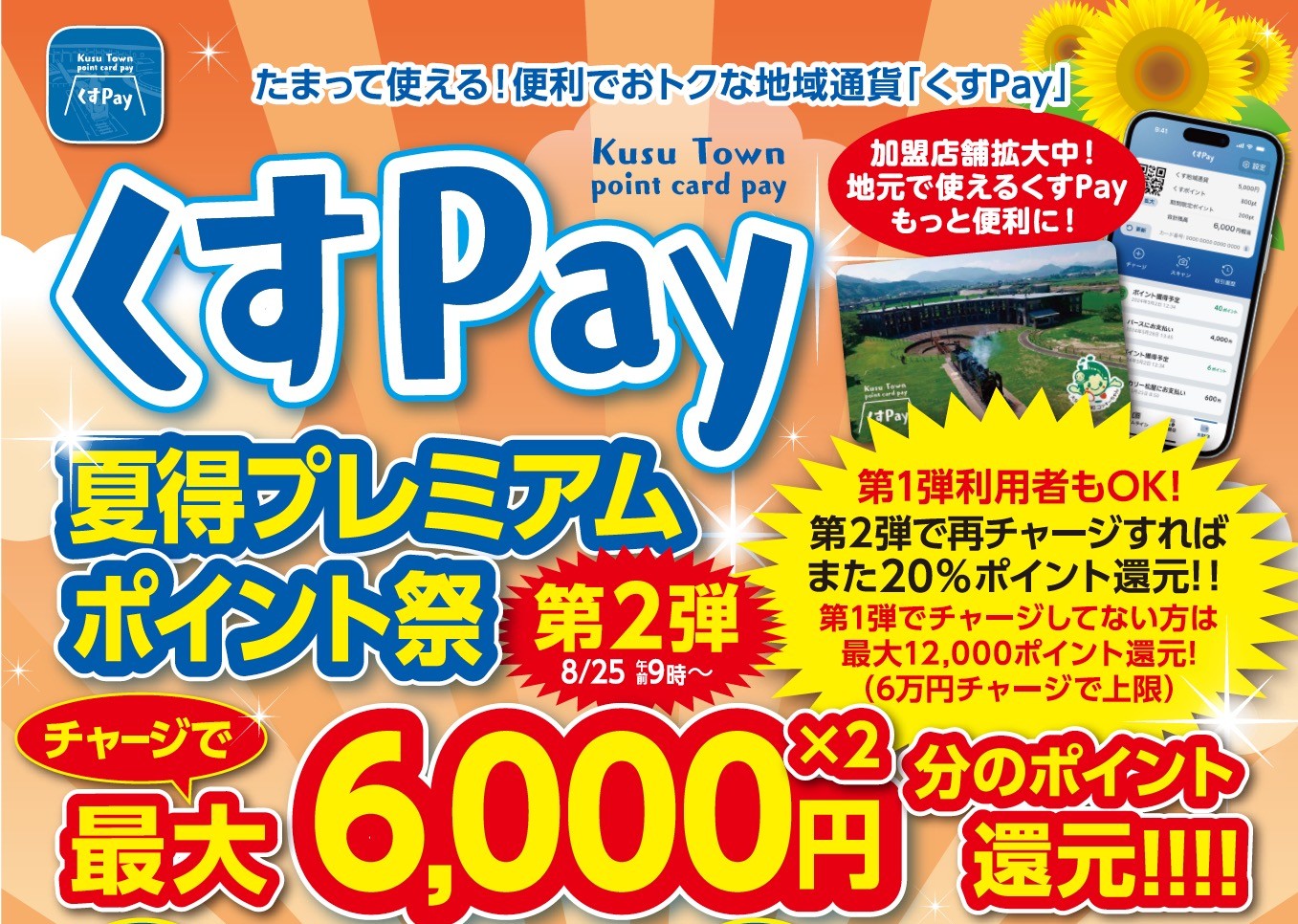 くすPay　夏得プレミアムポイント祭　第2弾